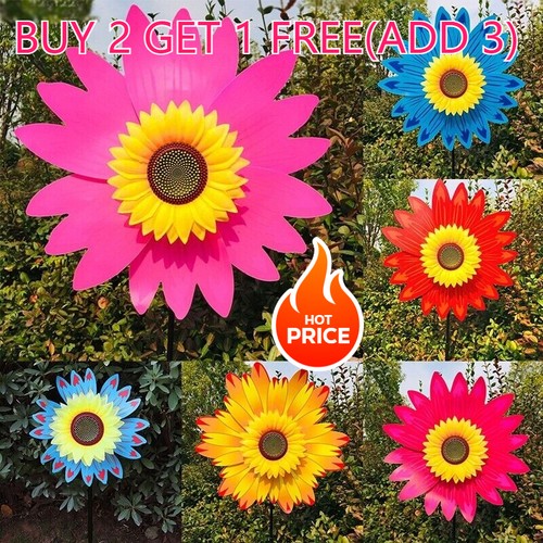 Sunflower patio lawn pinwheel - patio,