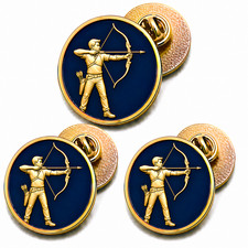 Archery lapel pin - 3, (bu27)