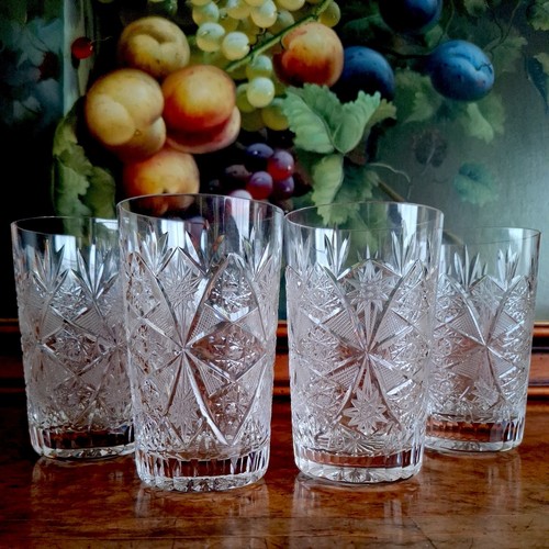 Tall vintage glasses highball - glasses,