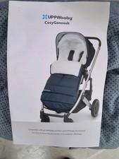 UPPAbaby Cozy Ganoosh Footmuff - Gregory , zips broken