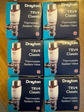 6x Drayton TRV4 Classic Thermostatic Radiator Valves