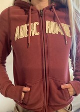 Abercrombie & Fitch  Faux Fur Sherpa Lined Heavyweight,  Hoodie Womans uk 10