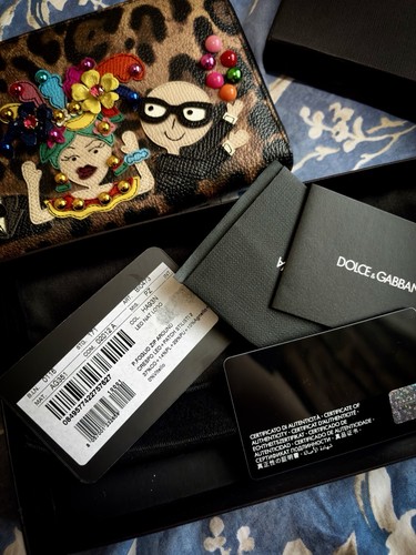 Dolce gabbana leather print - &,
