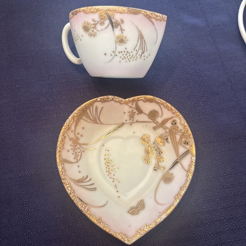 Antique hand painted japanese - painted,