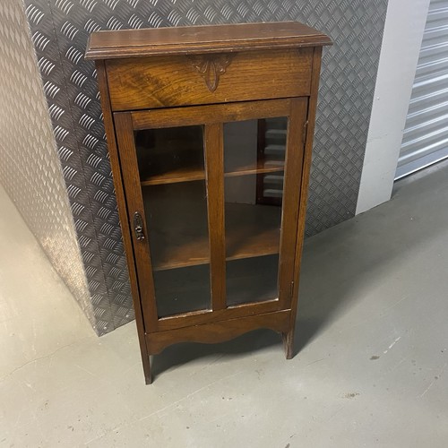 Antique oak wooden narrow - antique,