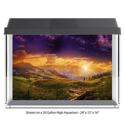 Mountain sun set polyester - sun,