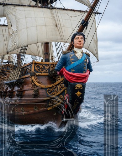 Admiral nelson ship figurehead - admiral,