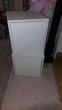 2x Ikea Expedit Cubes with Drawers and All Fixings White