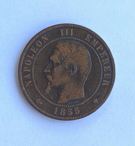 1855 french centimes - 10,