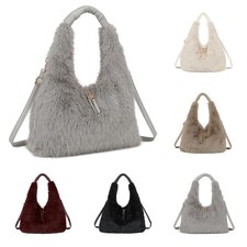 Women's Fluffy Large Hobo