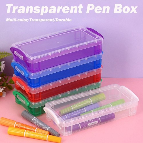 Plastic pencils case large - case,