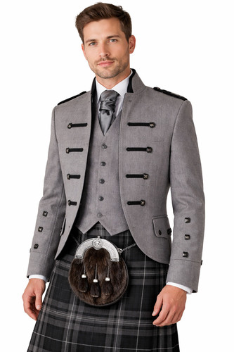 Men scottish highland gray - men's,