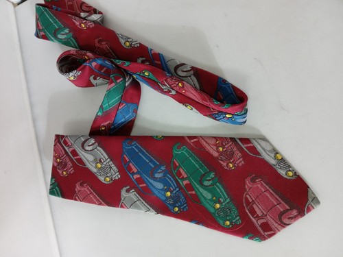 Jaguar car vintage tie 1980s - tie,