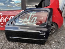 Complete n/s passenger door Renault Clio Mk2 172 182 black gold 2.0 16v RS