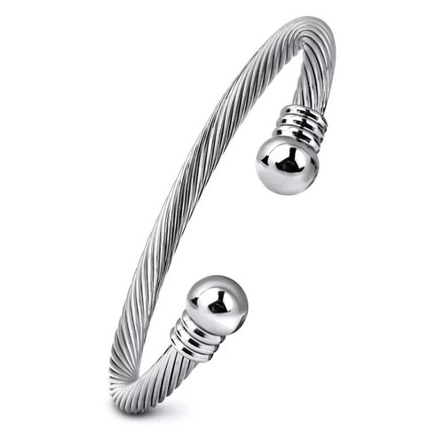 Mens stainless steel chunky - stainless,