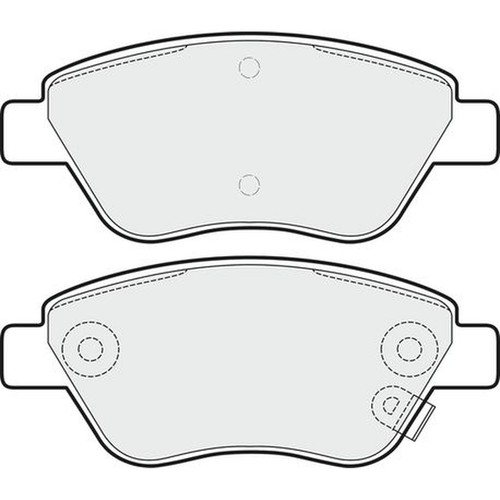 Apec blue brake pads front - brake,