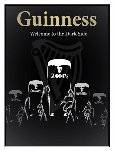Guinness retro metal - guinness,,