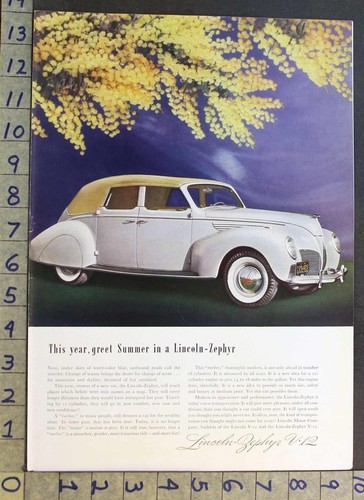 1938 lincoln zephyr door - zephyr, 4-door