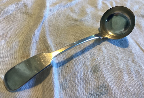 Victorian ladle silver plate - victorian,