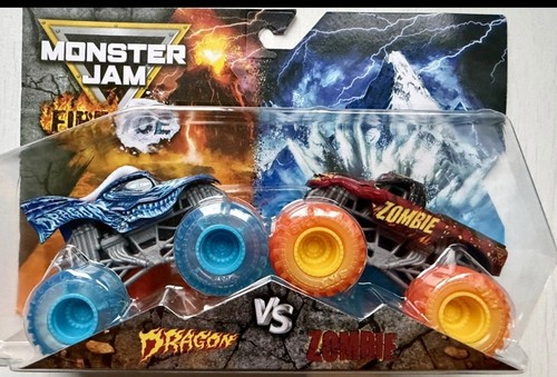 Monster jam split - fire, ice