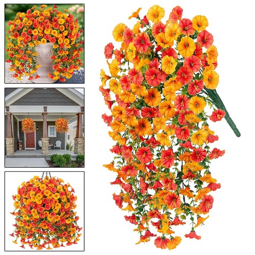 Artificial hanging flowers - hanging,