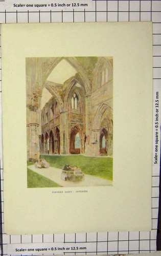Original old antique print - original,