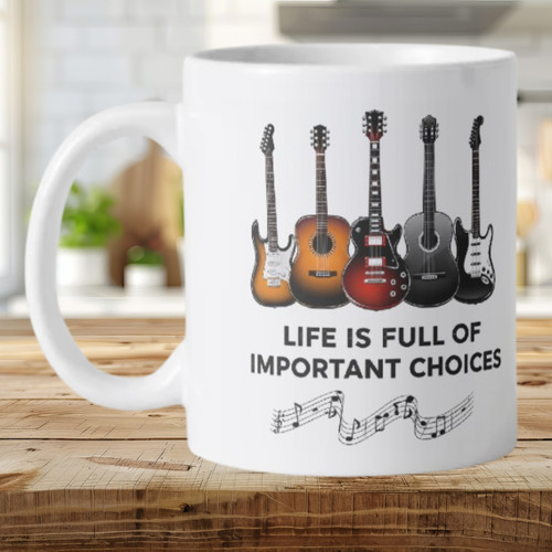 Guitar lover mug life full - lover,