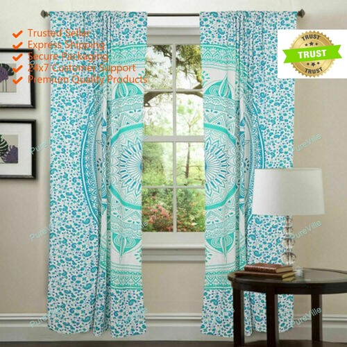 Window door curtain - door,