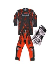 Kids red motocross motorbike