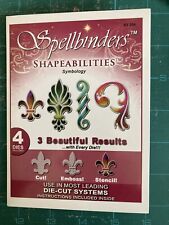Spellbinders Shapeabilities Symbology 4 Die-cutting stencils