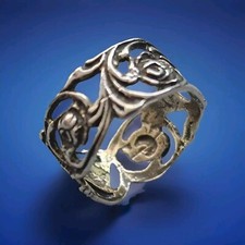 835 German Silver Rings with