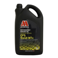 Millers Oils Motorsport CFS 5w-40 5w40 NT+ Fully Synthetic Engine Oil 5 Litre 5L