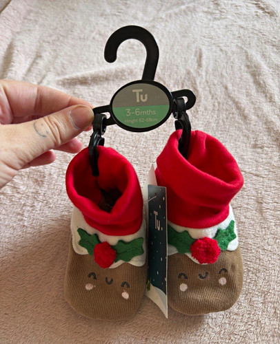 Baby christmas bootie - tu,