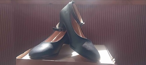 Womens black character shoes - womens,
