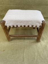 Rustic french footstool - footstool, with