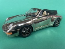 1:18 Cars Porsche Gwilo Maisto 911 Carrera 22 Ct Gold Plated Good Cond PLS Read
