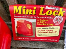 Bulldog mini lock for caravans