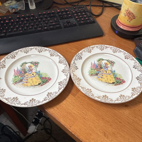 Vintage crinoline lady - lady, cake
