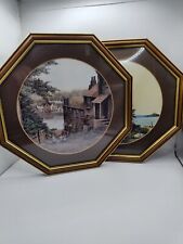 2 Kevin Platt Framed Picture Prints The Mine & Bodinnick Padstow Cornwall Artist