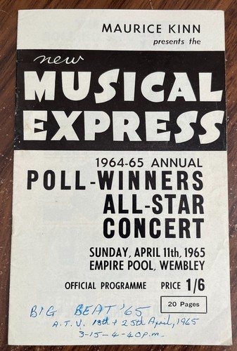 The beatles concert programme - beatles,