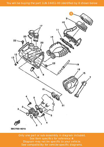 Yamaha element air cleaner - yamaha,