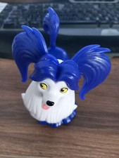 DISNEY STORE VAMPIRINA WOLFIE PURPLE WHITE DOG JUST PLAY 3.5” TOY FIGURE