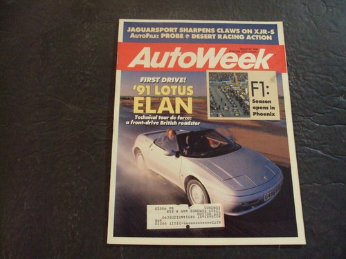Auto week mar 1990 - week, lotus