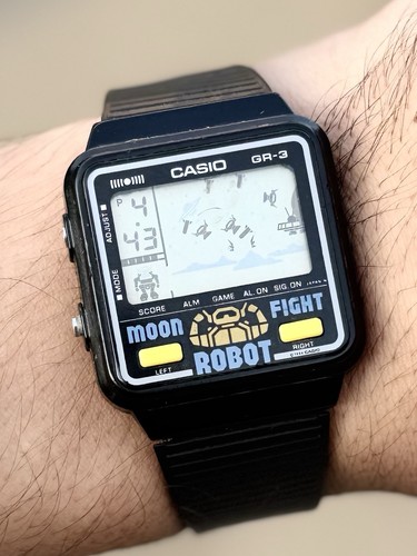 Vintage casio moon - vintage, robot