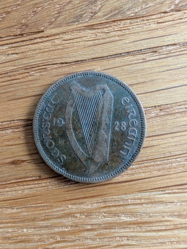 Ireland irish half - penny, coin