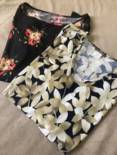 2 Kim & Co Stretch Tops Size