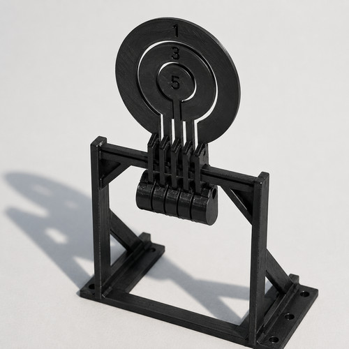Airsoft knock down target - down,