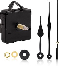 Quality Silent Quartz DIY clock mechanism movement Kit extra LONG LARGE Hands