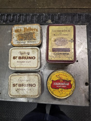 Tobacco tins old holborn - old,