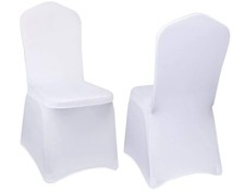 Job Lot 50 White Chair Covers For Events/party Chair Covers